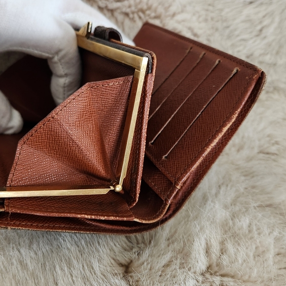 Vintage LOUIS VUITTON Kisslock Continental Wallet Monogram - Picture 8 of 16